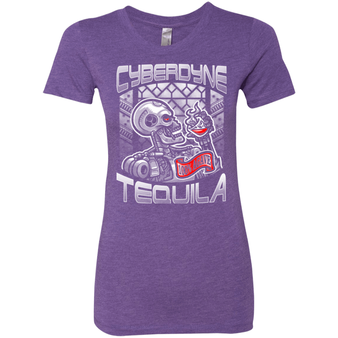 T-Shirts Purple Rush / Small Cyberdyne Whiskey Women's Triblend T-Shirt