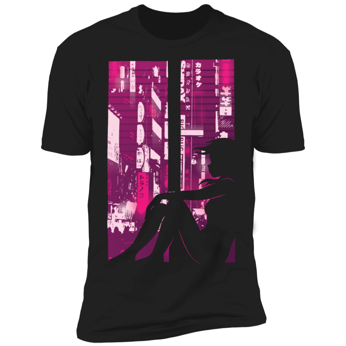 T-Shirts Black / X-Small Cyberpunk Men's Premium T-Shirt