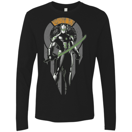 T-Shirts Black / Small Cyborg Ninja Men's Premium Long Sleeve