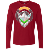 T-Shirts Cardinal / Small Cyborg Ninja Men's Premium Long Sleeve