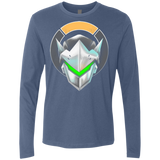 T-Shirts Indigo / Small Cyborg Ninja Men's Premium Long Sleeve