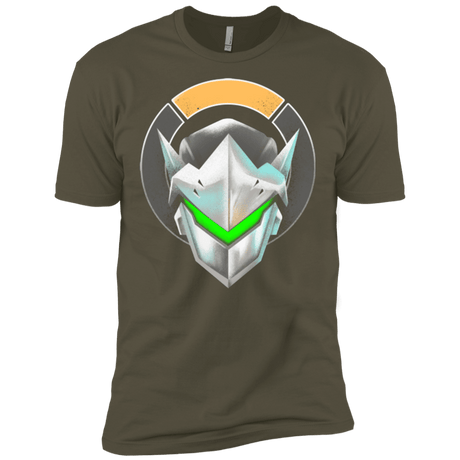 T-Shirts Military Green / X-Small Cyborg Ninja Men's Premium T-Shirt