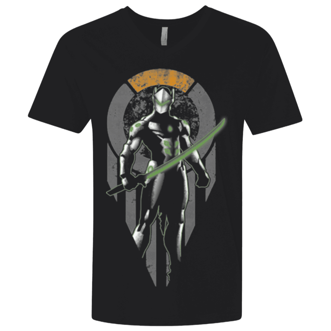 T-Shirts Black / X-Small Cyborg Ninja Men's Premium V-Neck