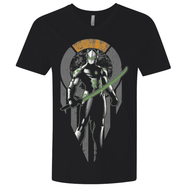 T-Shirts Black / X-Small Cyborg Ninja Men's Premium V-Neck