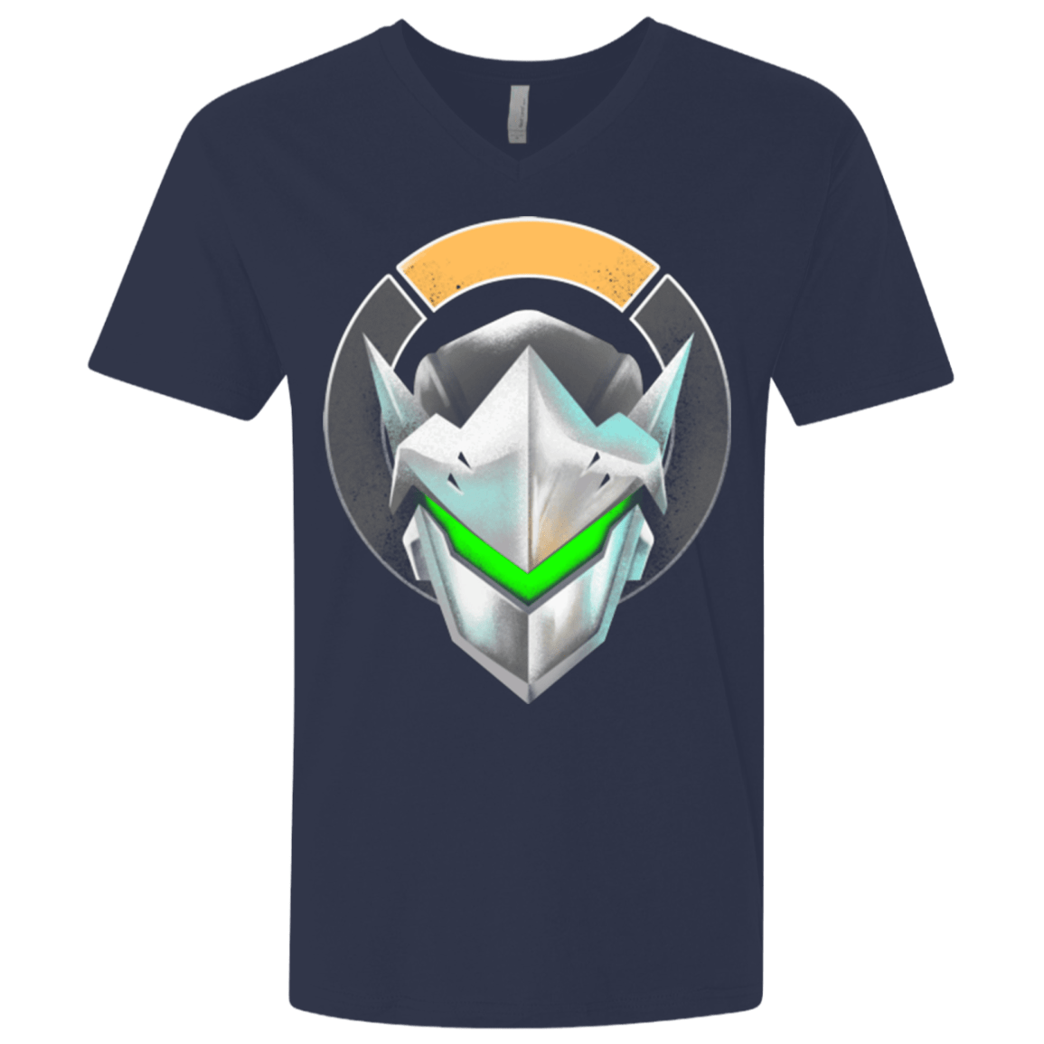 T-Shirts Midnight Navy / X-Small Cyborg Ninja Men's Premium V-Neck