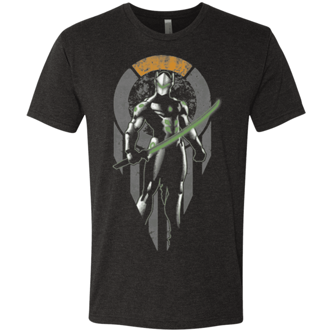T-Shirts Vintage Black / Small Cyborg Ninja Men's Triblend T-Shirt