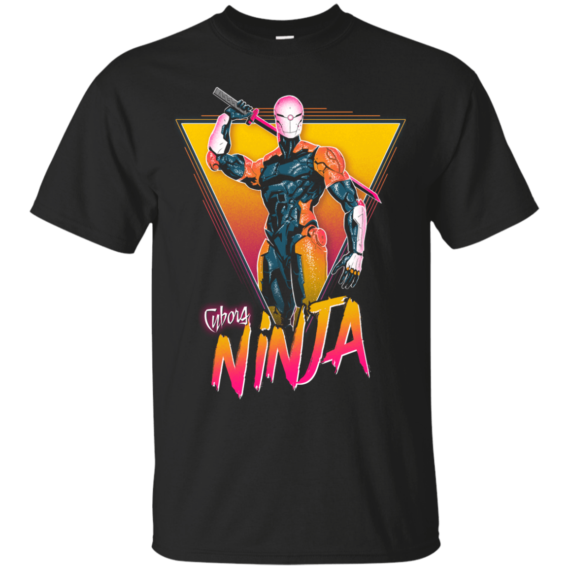 T-Shirts Black / Small Cyborg Ninja T-Shirt