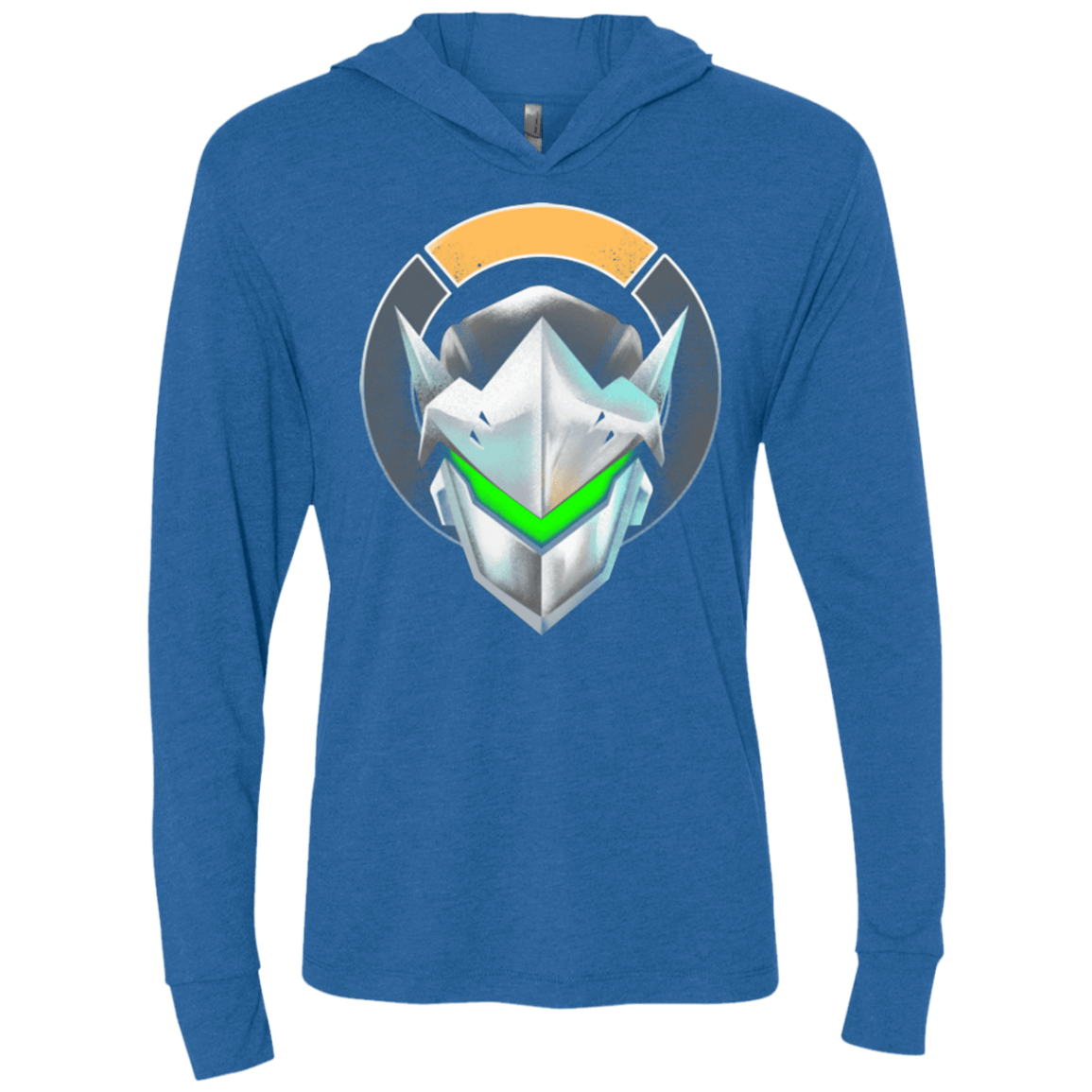 T-Shirts Vintage Royal / X-Small Cyborg Ninja Triblend Long Sleeve Hoodie Tee