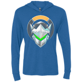 T-Shirts Vintage Royal / X-Small Cyborg Ninja Triblend Long Sleeve Hoodie Tee