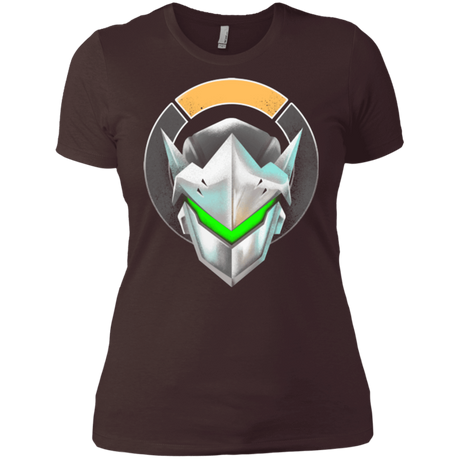 T-Shirts Dark Chocolate / X-Small Cyborg Ninja Women's Premium T-Shirt