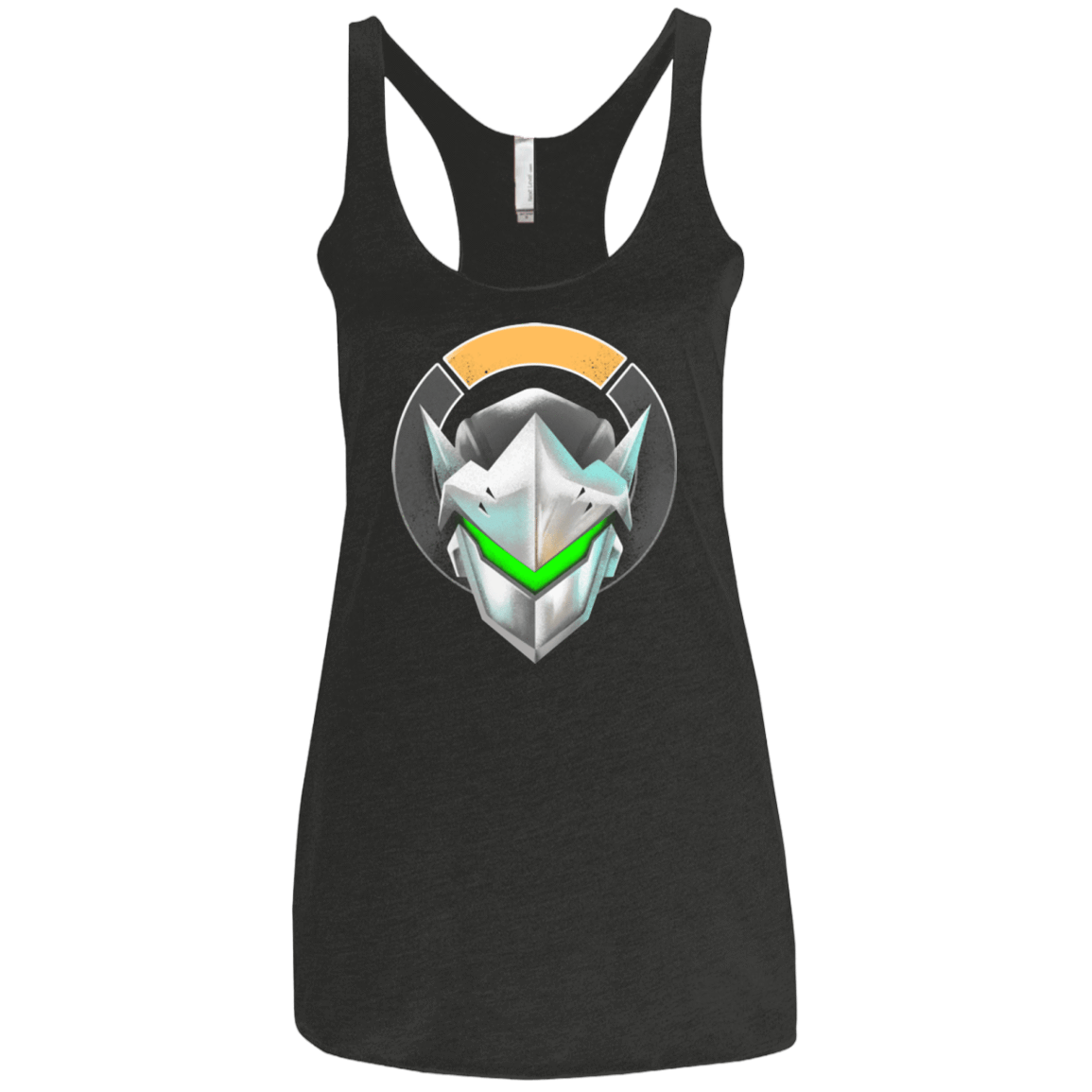 T-Shirts Vintage Black / X-Small Cyborg Ninja Women's Triblend Racerback Tank