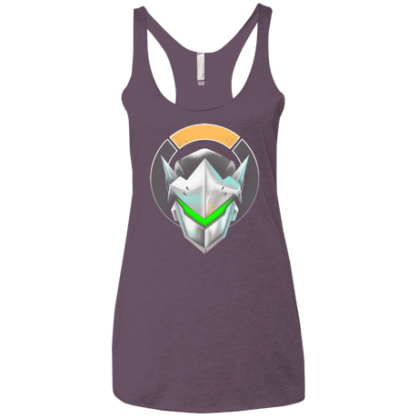 T-Shirts Vintage Purple / X-Small Cyborg Ninja Women's Triblend Racerback Tank