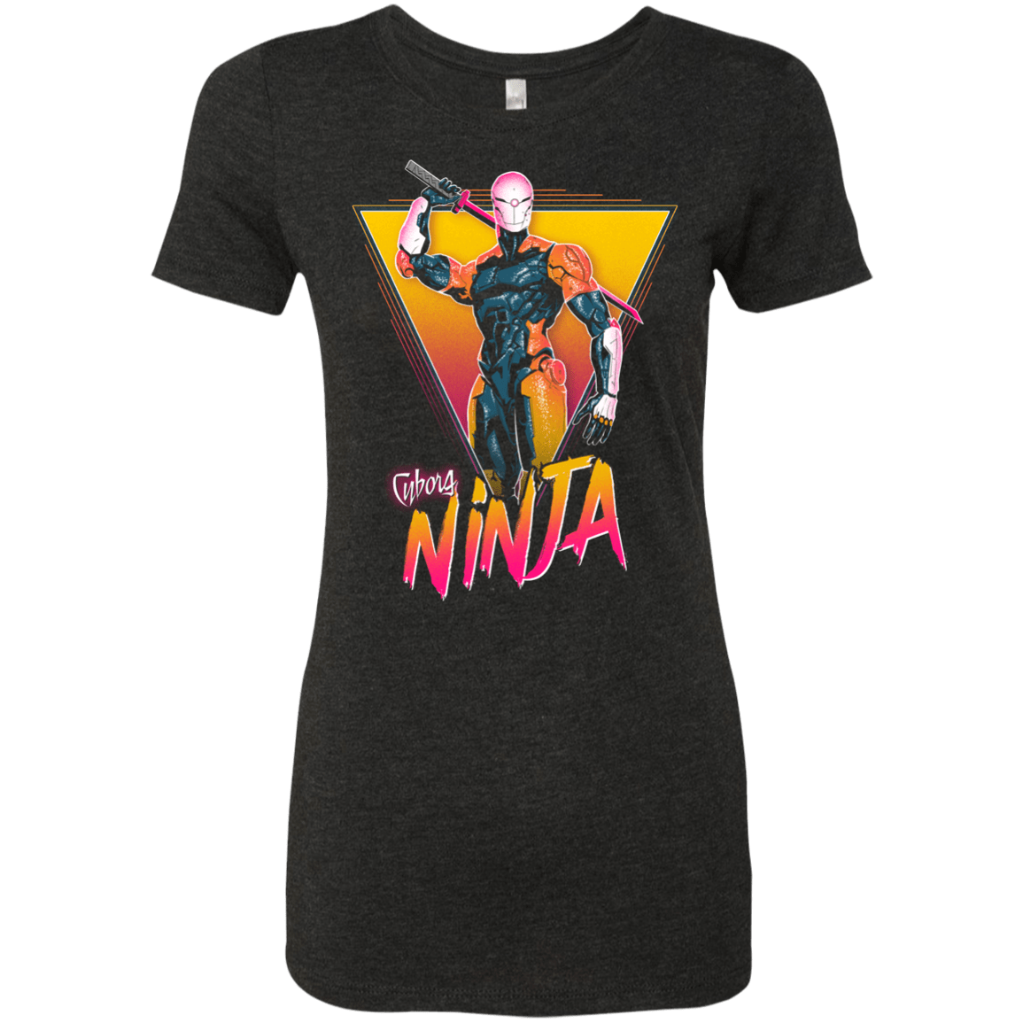 T-Shirts Vintage Black / Small Cyborg Ninja Women's Triblend T-Shirt