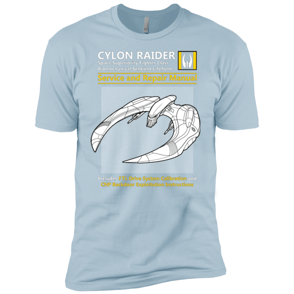 T-Shirts Light Blue / YXS CYLON RAIDER SERVICE & REPAIR MANUAL Boys Premium T-Shirt
