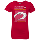 T-Shirts Red / YXS CYLON RAIDER SERVICE & REPAIR MANUAL Girls Premium T-Shirt