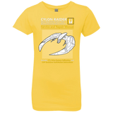 T-Shirts Vibrant Yellow / YXS CYLON RAIDER SERVICE & REPAIR MANUAL Girls Premium T-Shirt