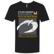 T-Shirts Black / X-Small CYLON RAIDER SERVICE & REPAIR MANUAL Men's Premium V-Neck