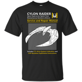 T-Shirts Black / Small CYLON RAIDER SERVICE & REPAIR MANUAL T-Shirt