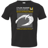 T-Shirts Black / 2T CYLON RAIDER SERVICE & REPAIR MANUAL Toddler Premium T-Shirt