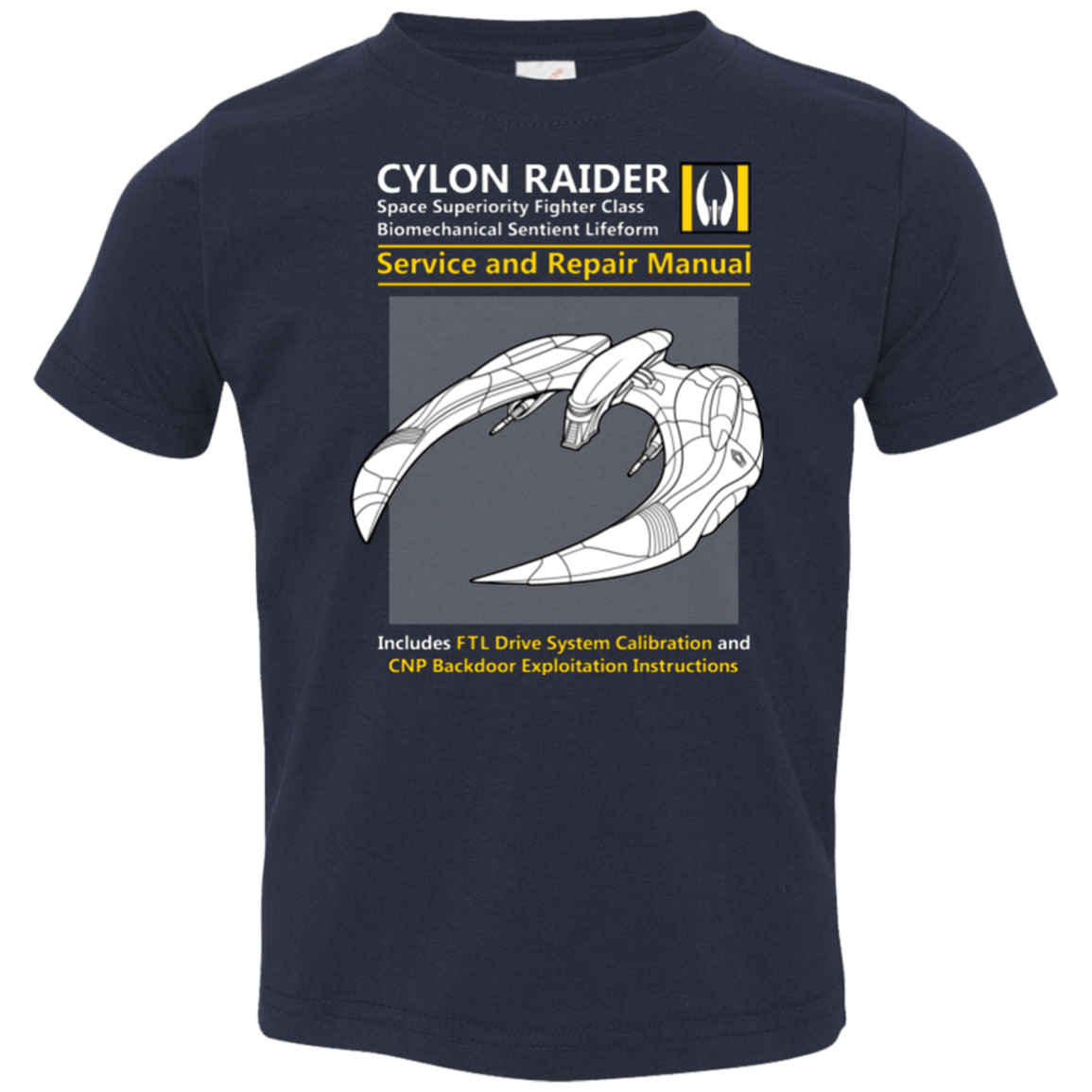 T-Shirts Navy / 2T CYLON RAIDER SERVICE & REPAIR MANUAL Toddler Premium T-Shirt