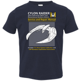 T-Shirts Navy / 2T CYLON RAIDER SERVICE & REPAIR MANUAL Toddler Premium T-Shirt