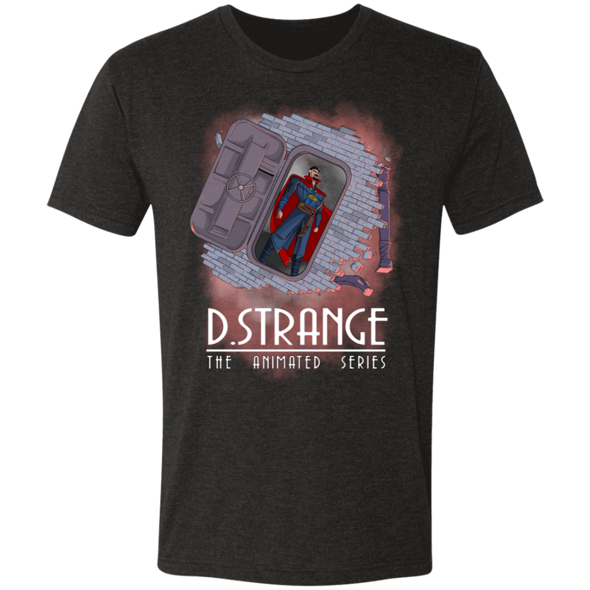 T-Shirts Vintage Black / S D Strange The Animated Series Men's Triblend T-Shirt
