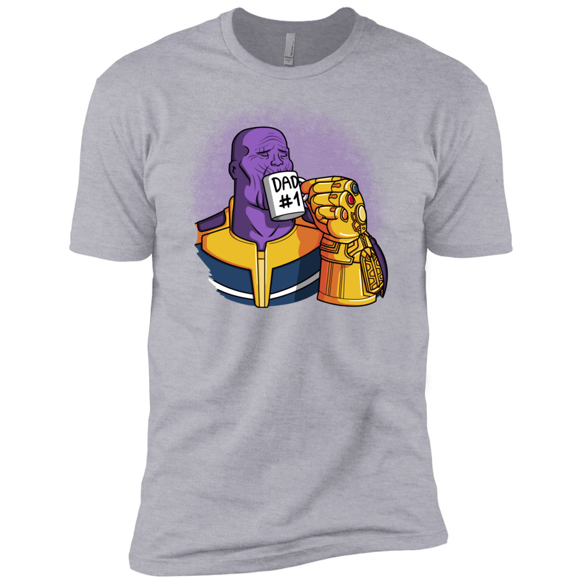 T-Shirts Heather Grey / YXS Dad 1 Boys Premium T-Shirt