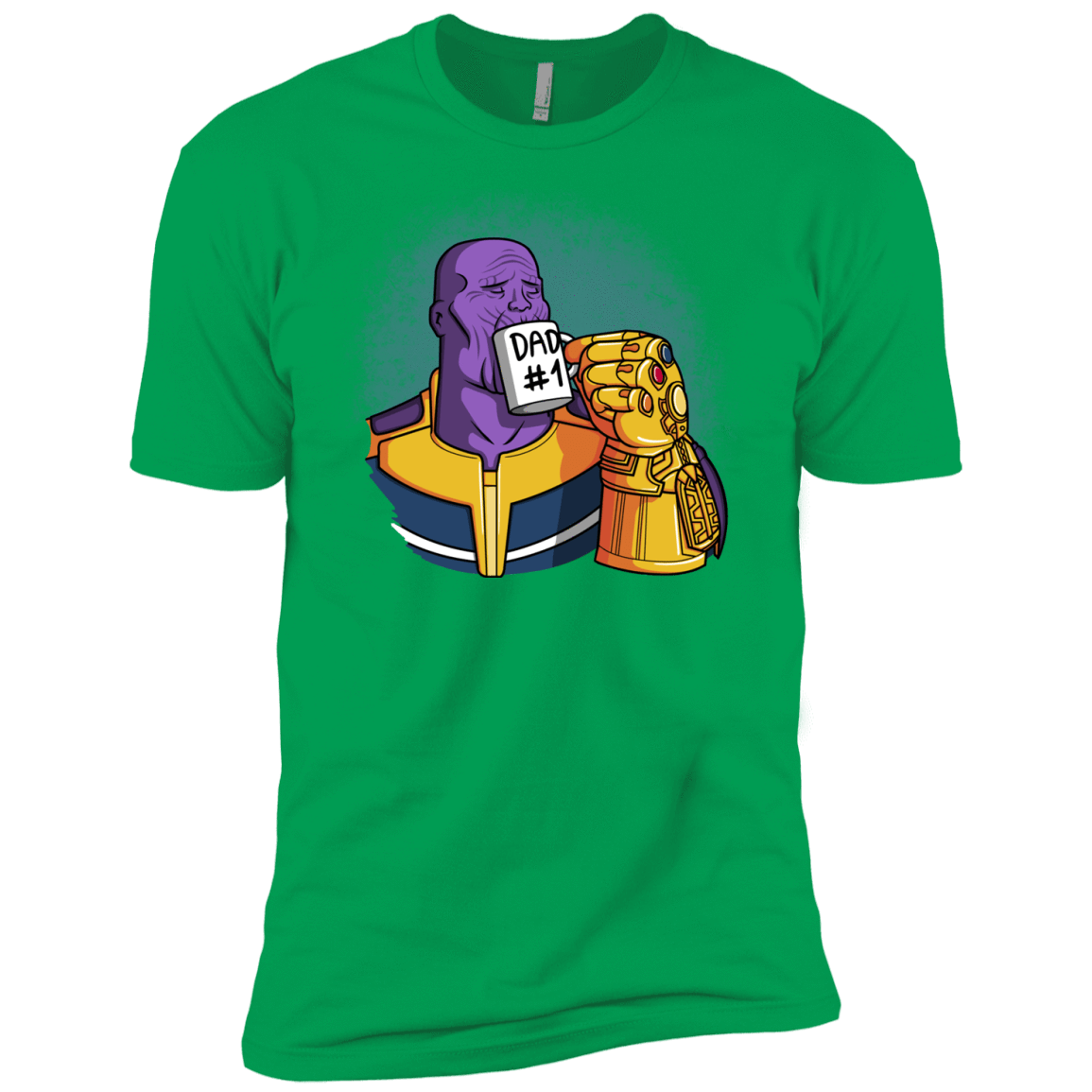 T-Shirts Kelly Green / YXS Dad 1 Boys Premium T-Shirt