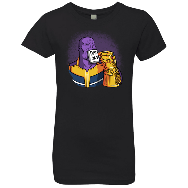 T-Shirts Black / YXS Dad 1 Girls Premium T-Shirt