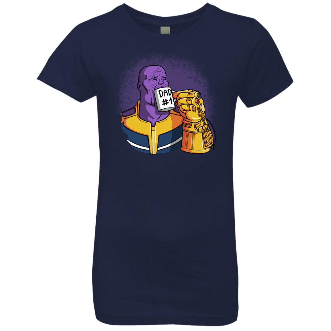 T-Shirts Midnight Navy / YXS Dad 1 Girls Premium T-Shirt