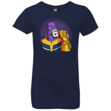 T-Shirts Midnight Navy / YXS Dad 1 Girls Premium T-Shirt