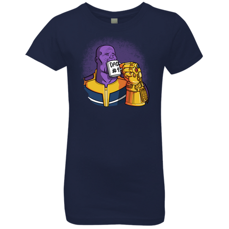T-Shirts Midnight Navy / YXS Dad 1 Girls Premium T-Shirt