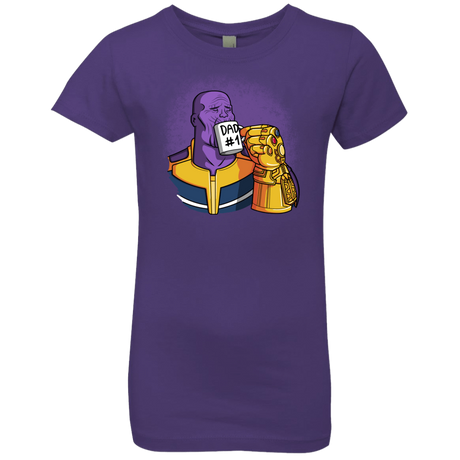 T-Shirts Purple Rush / YXS Dad 1 Girls Premium T-Shirt