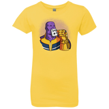 T-Shirts Vibrant Yellow / YXS Dad 1 Girls Premium T-Shirt