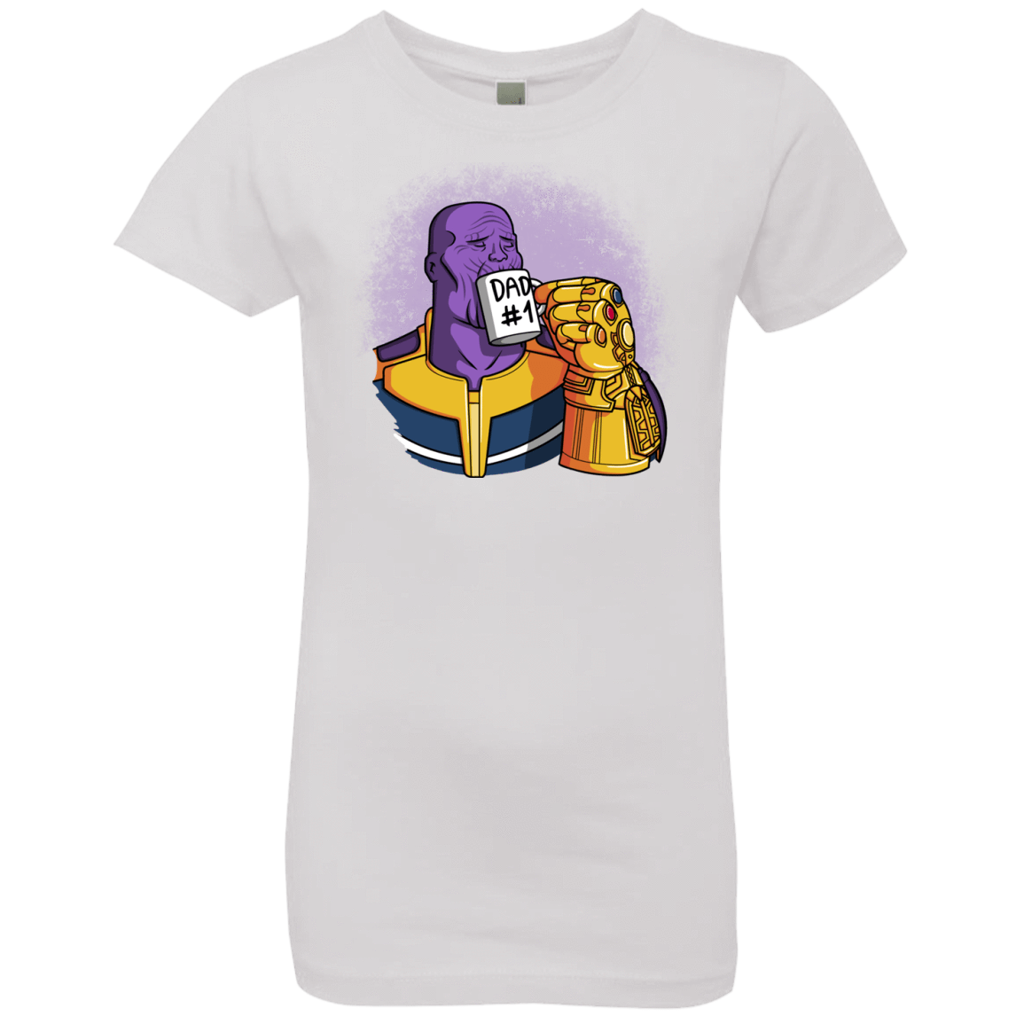 T-Shirts White / YXS Dad 1 Girls Premium T-Shirt