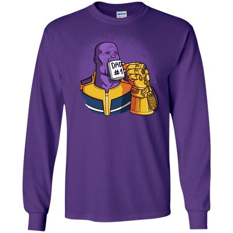 T-Shirts Purple / S Dad 1 Men's Long Sleeve T-Shirt