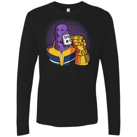 T-Shirts Black / S Dad 1 Men's Premium Long Sleeve