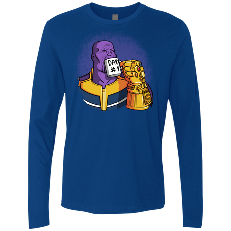 T-Shirts Royal / S Dad 1 Men's Premium Long Sleeve