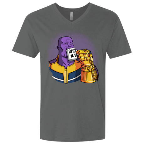 T-Shirts Heavy Metal / X-Small Dad 1 Men's Premium V-Neck