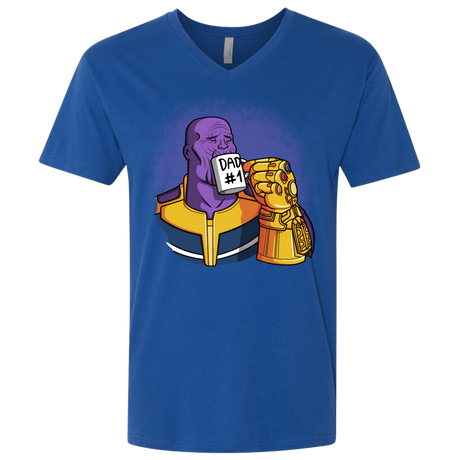 T-Shirts Royal / X-Small Dad 1 Men's Premium V-Neck