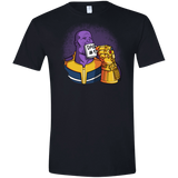 T-Shirts Black / X-Small Dad 1 Men's Semi-Fitted Softstyle