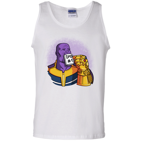 T-Shirts White / S Dad 1 Men's Tank Top