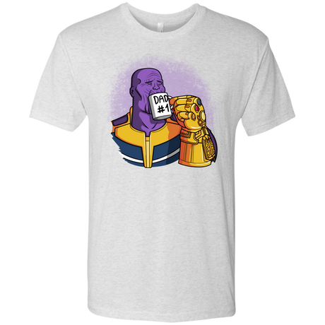 T-Shirts Heather White / S Dad 1 Men's Triblend T-Shirt