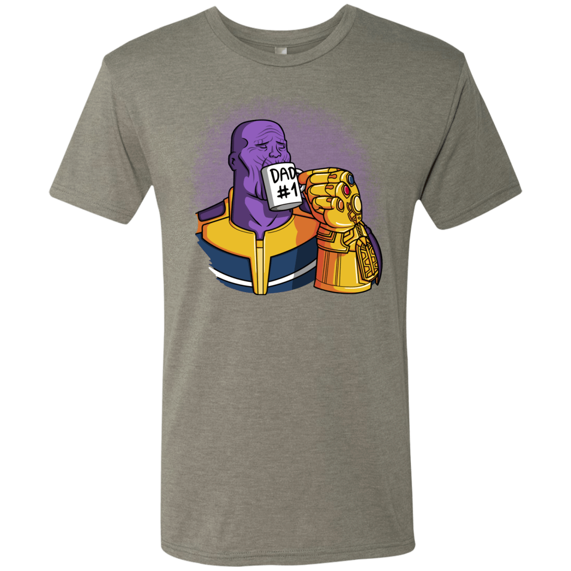 T-Shirts Venetian Grey / S Dad 1 Men's Triblend T-Shirt