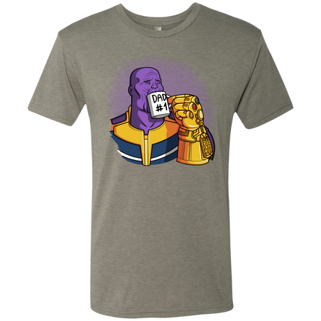 T-Shirts Venetian Grey / S Dad 1 Men's Triblend T-Shirt