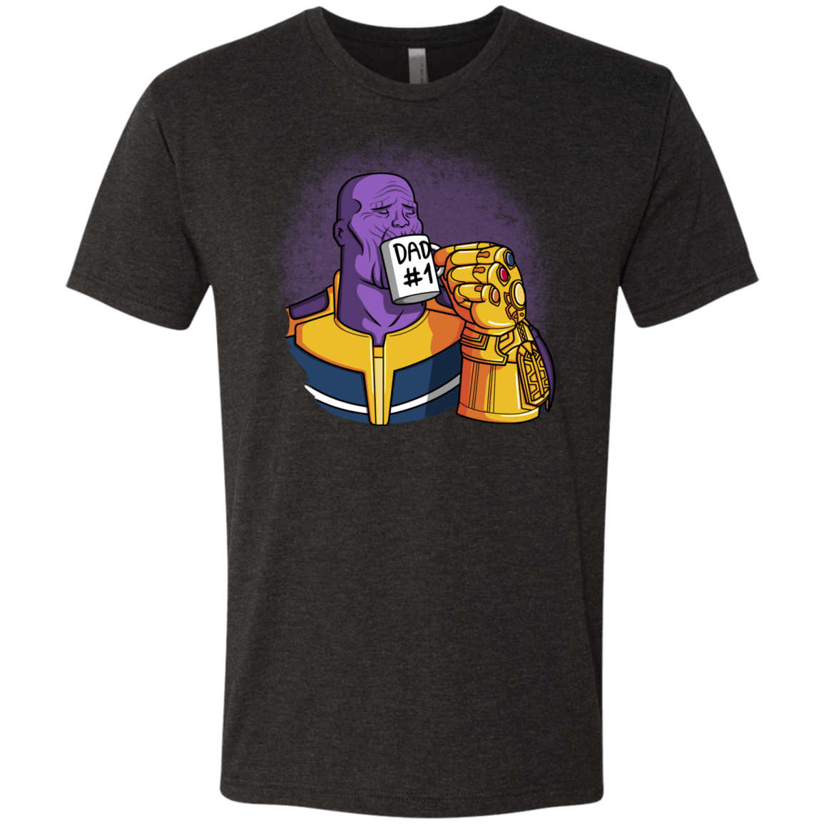 T-Shirts Vintage Black / S Dad 1 Men's Triblend T-Shirt