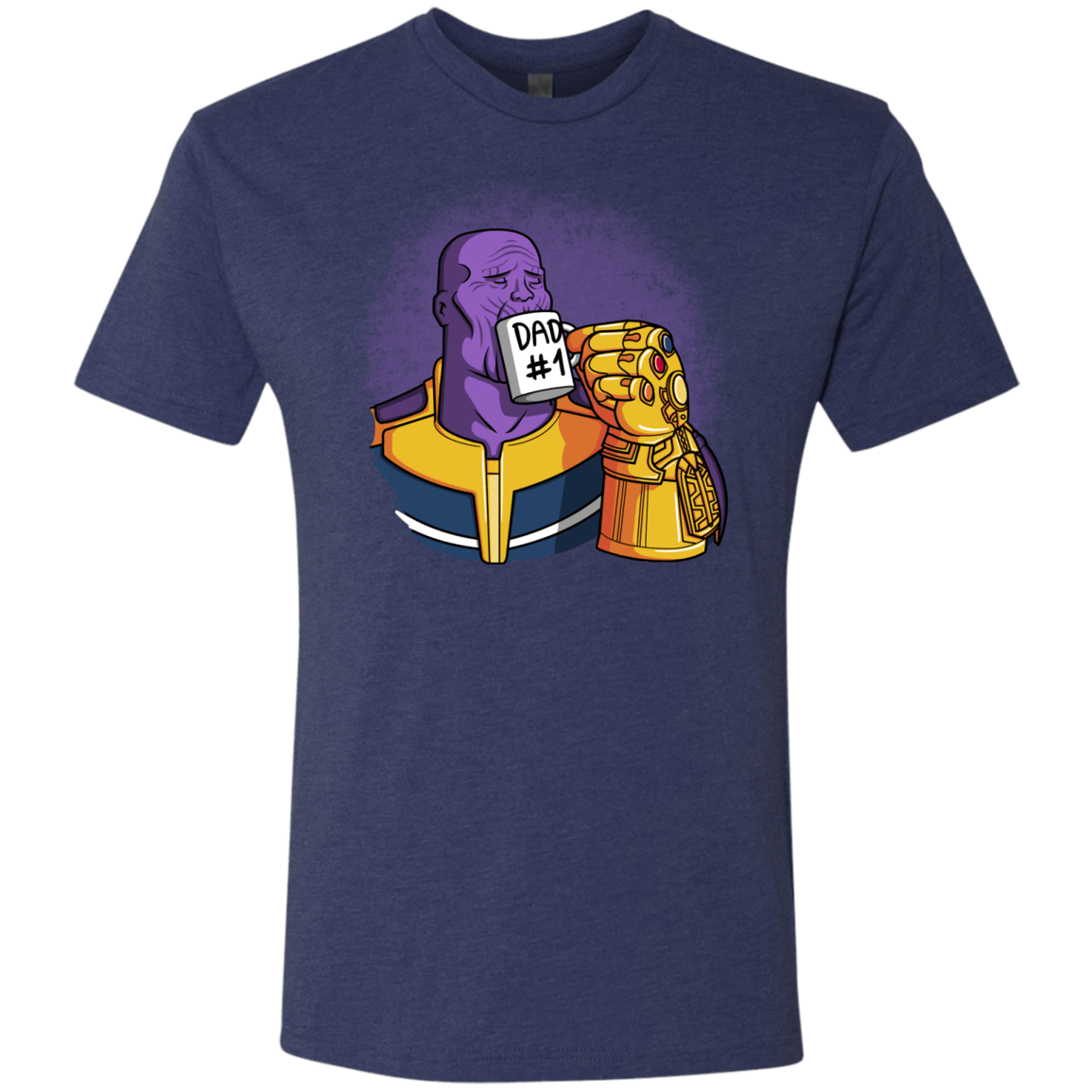 T-Shirts Vintage Navy / S Dad 1 Men's Triblend T-Shirt