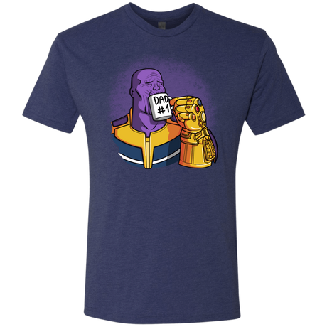 T-Shirts Vintage Navy / S Dad 1 Men's Triblend T-Shirt