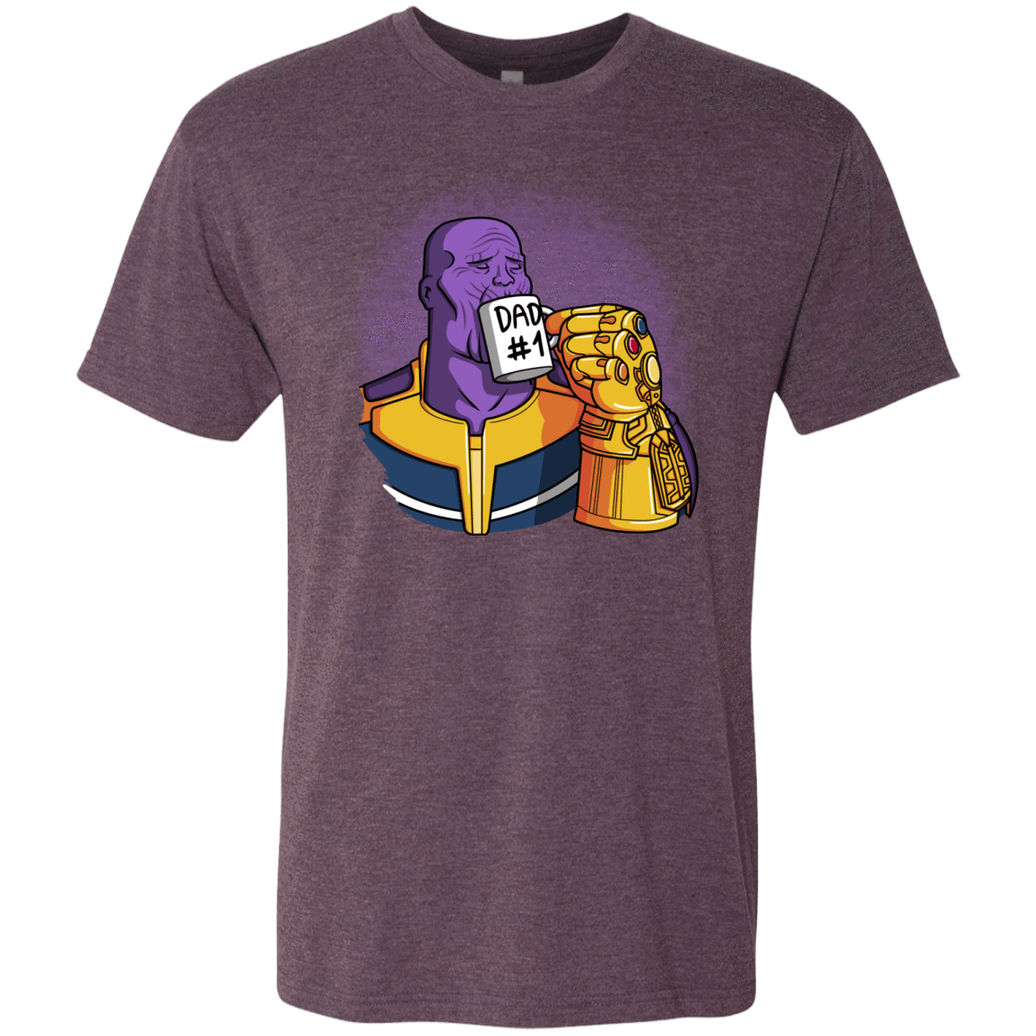 T-Shirts Vintage Purple / S Dad 1 Men's Triblend T-Shirt