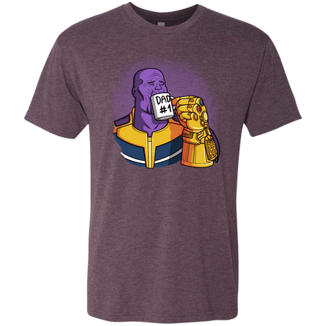 T-Shirts Vintage Purple / S Dad 1 Men's Triblend T-Shirt